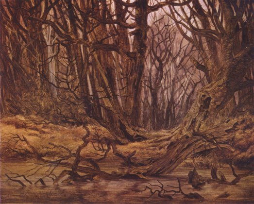 Wald im Spatherbst (Waldwasser, Herbstwald) (1835).jpg Wald im Spatherbst (Waldwasser, Herbstwald) (1835).jpg