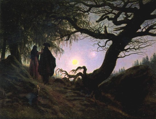 Man and Woman Contemplating the Moon (1830-35) Nationalgalerie, Berlin.jpg