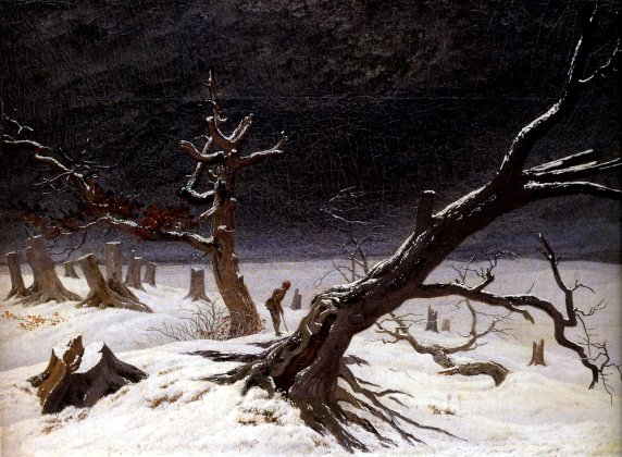 Winter Landscape (1812) Staatliches Museum, Schwerin.jpg