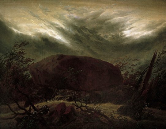 Dolmen in the Fall (Hunengrab im Herbst) (1820).jpg